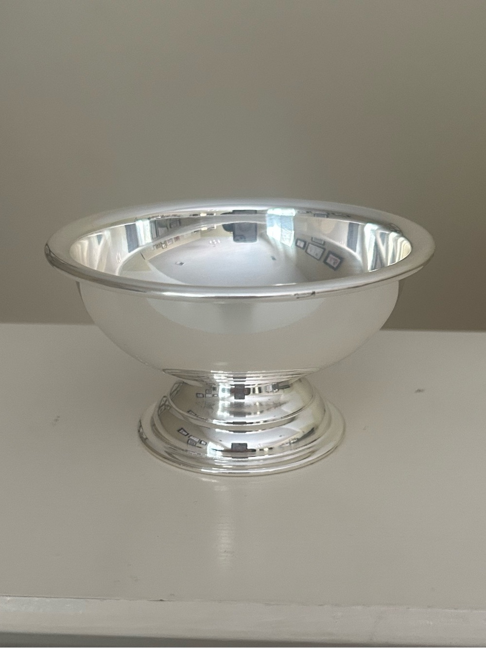 William Sonoma heirloom silver condiment bowl